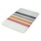 クラシックレトロストライプシャワーカーテン バスマット (アングル)