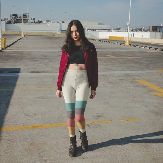 クラシックレトロストライプ レギンス