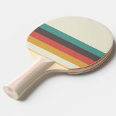 クラシックレトロストライプ 卓球ラケット (正面アングル)