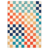 クラシックレトロチェッ市松模様にクボードのパターンB クリップボード (裏面)