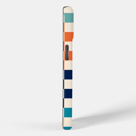 クラシックレトロチェッ市松模様にクボードのパターンC Case-Mate iPhoneケース (裏面 / 右)