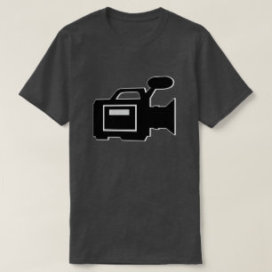 クラシックレトロビデオカメラ Tシャツ