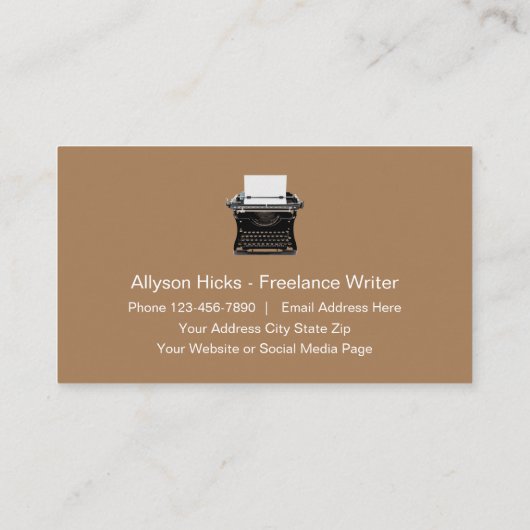 クラシックレトロフリーライター 名刺 (裏面)