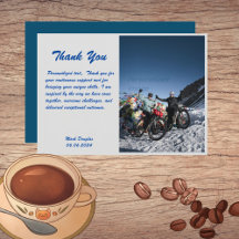 クラシックレトロヴィンテージ手書きサンキューカード