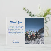 クラシックレトロヴィンテージ手書きサンキューカード サンキューカード (スタンド正面)