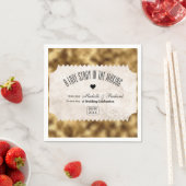 クラシックレトロヴィンテージ映画チケットシネマ スタンダードカクテルナプキン (インサイチュ)