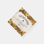 クラシックレトロヴィンテージ映画チケットシネマ スタンダードカクテルナプキン (角)