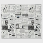 クラシックレトロ広告ズ ラッピングペーパー (フラット)