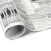 クラシックレトロ広告ズ ラッピングペーパー (ロールコーナー)