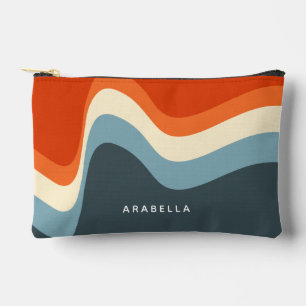 クラシックレトロ波線 アクセサリーポーチ