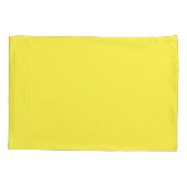 クラシックレモンイエロー 枕カバー (裏面)