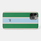 クラシックレーシングストライプモノグラムフォンケース Case-Mate iPhoneケース (裏面(横))