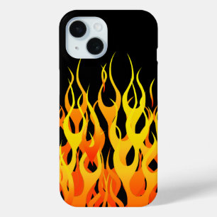 クラシックレーシングフレイムズオン iPhone 15ケース