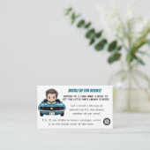 クラシックレースカーベビークルーシンが本を持って来る エンクロージャーカード (スタンド正面)