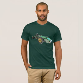 クラシックレースカー抽象芸術Tシャツ Tシャツ