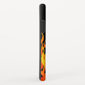 クラシックレースフレイムピンストライプズオンブラック Case-Mate iPhoneケース (裏面/右)