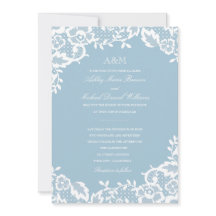 クラシックレース結婚式招待状