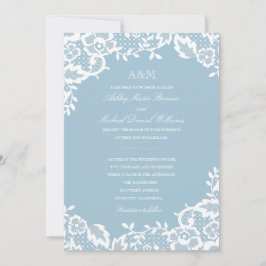 クラシックレース結婚式招待状 招待状