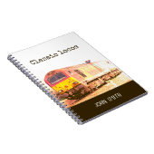 クラシックロコス67種ディーゼルパーソナライズされた、 ノートブック (右側)