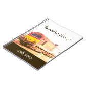 クラシックロコス67種ディーゼルパーソナライズされた、 ノートブック (左側)