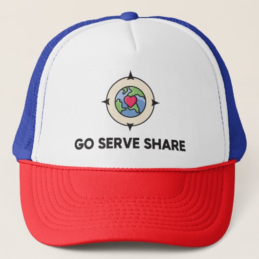 クラシックロゴ – Trucker Hat キャップ (正面)