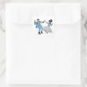 クラシックロックンロールジーブダンサーの漫画 スクエアシール (バッグ)