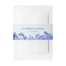 クラシックロマンチックなライトブルーフローラ結婚ズ