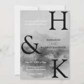 クラシックロマンチックな古い金の結婚美学 招待状 (正面)