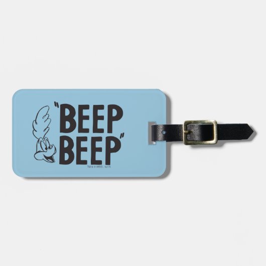 クラシックロードランナー™ビープ音が鳴る！™ ラゲッジタグ (正面横)