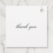 クラシックローレル結婚イニシャルモノグラム フェイバータグ (裏面)