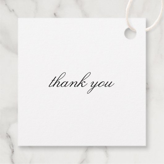 クラシックローレル結婚イニシャルモノグラム フェイバータグ (裏面)