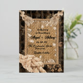 クラシックロ結婚ープ 箔招待状 (立ち正面)