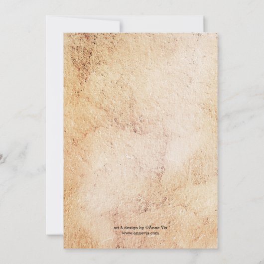 クラシックワインまたはブドウ園バチェロレッテ招待状 招待状 (裏面)