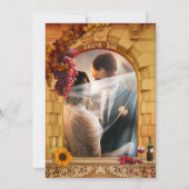 クラシックヴィネヤードフォ結婚ト サンキューカード (正面)