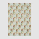 クラシックヴィンエレガントテージビクトリアンクリスマスエンジェル 薄葉紙 (正面)