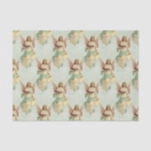 クラシックヴィンエレガントテージビクトリアンクリスマスエンジェル 薄葉紙 (正面)