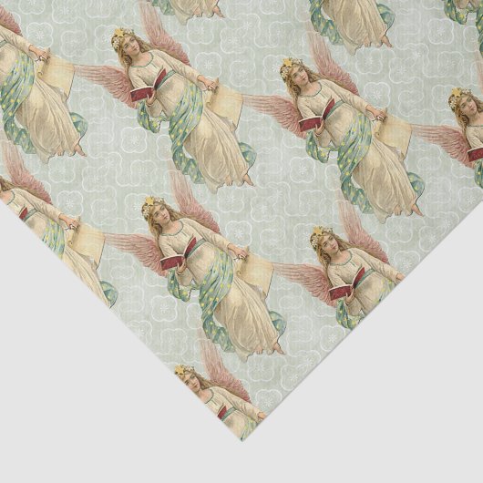 クラシックヴィンエレガントテージビクトリアンクリスマスエンジェル 薄葉紙 (詳細)