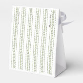 クラシックヴィンエレガントテージ結婚式モノグラム フェイバーボックス (裏面サイド)