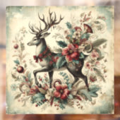 クラシックヴィンテージのクリスマスウィンドウ ウィンドウサイン (シート2)