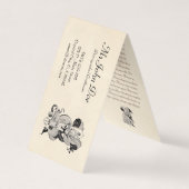 クラシックヴィンテージの血竜の刺青 名刺 (正面)