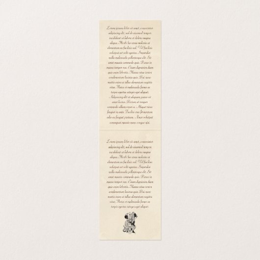 クラシックヴィンテージの血竜の刺青 名刺 (内部フラット)