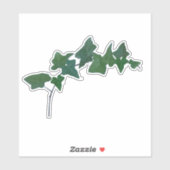 クラシックヴィンテージアイリッシュアイビー植物学 シール (シート)