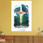 *~*クラシックヴィンテージアンティーク絵画の古いトラック キャンバスプリント (インサイチュ (リビング))