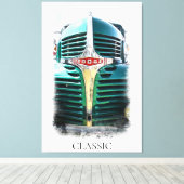 *~*クラシックヴィンテージアンティーク絵画の古いトラック キャンバスプリント (インサイチュ (ウッドフロア))