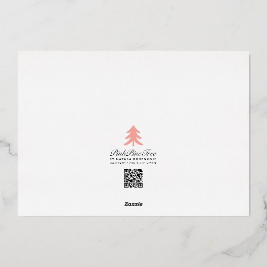 クラシックヴィンテージアールデコ黒金ゴールド日付の保存 箔招待状 (裏面)