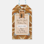 クラシックヴィンテージウェディング/シャワーメッセージカード ギフトタグ (裏面)