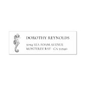 クラシックヴィンテージエレガントシーホース |差出人住所 セルフインキングスタンプ (デザイン)