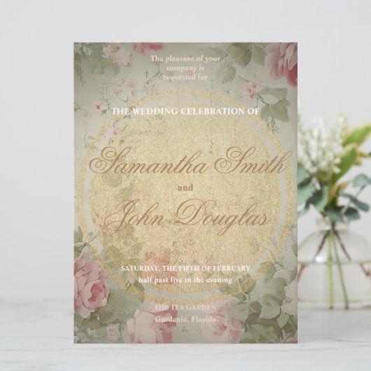 クラシックヴィンテージエレガントピンクローゼズウォーター色 (スタンド正面)