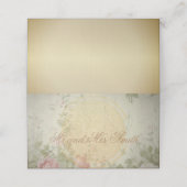 クラシックヴィンテージエレガントピンクローゼズウォーター色 プレイスカード (外部開封)