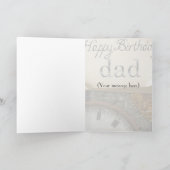 クラシックヴィンテージカーハッピーバースデーパパ カード (内部)